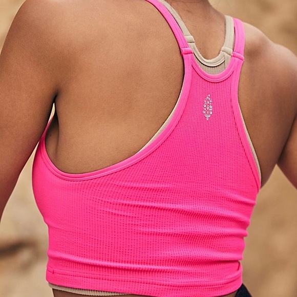 FP Movement Happiness Runs Crop NWOT**defect - Picture 3 of 9